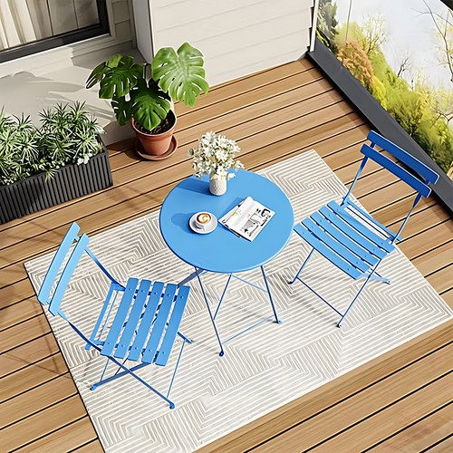 Folding bistro set garden - set,