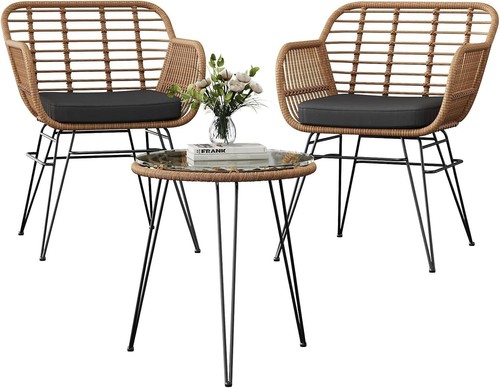 Piece rattan garden bistro - 3,