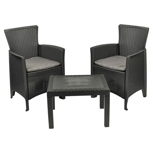 Bistro plastic armchairs - 3, pc