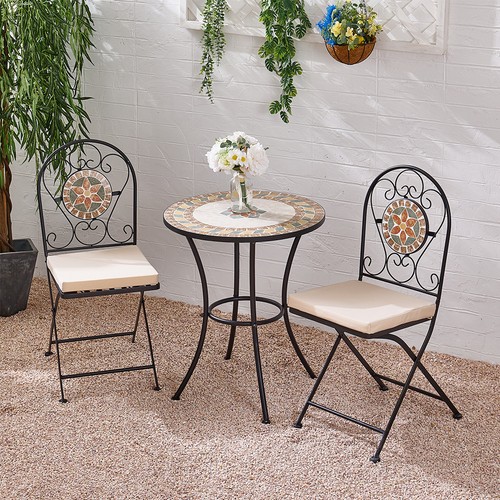 Mosaic bistro set - set, table