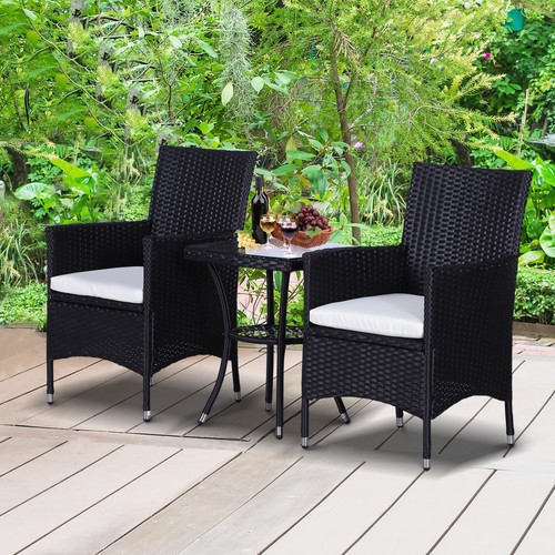 3pc rattan furniture - rattan, bistro