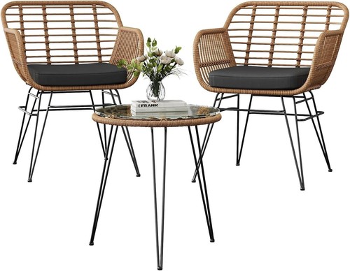 Piece rattan garden bistro - 3,