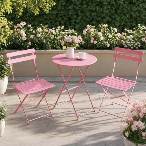 Piece folding metal garden - piece,