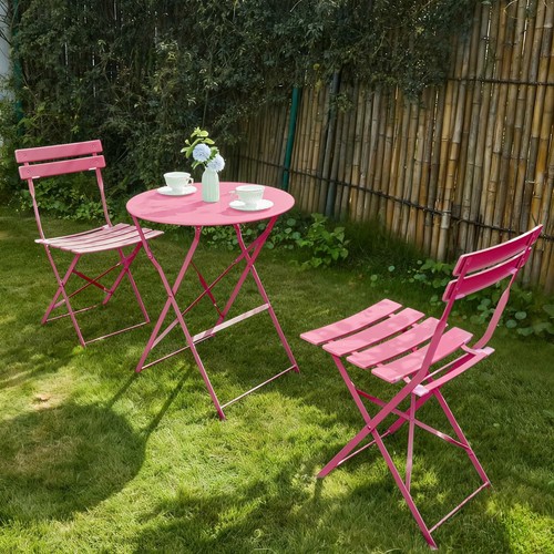 Patio bistro set garden table - set,