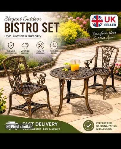 Bistro set garden with - set,