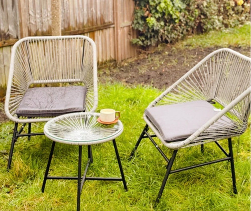 Rattan bistro set - set, seater