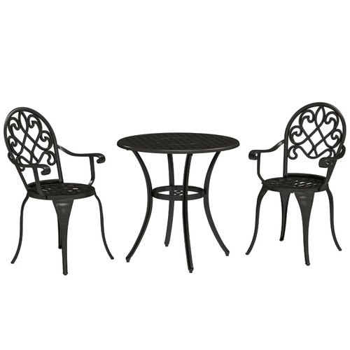 3pcs bistro set aluminium - set,,