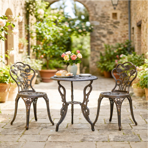 Cast aluminium bistro - cast,