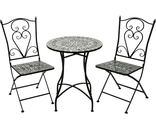Bistro set glass mosaic - bistro,