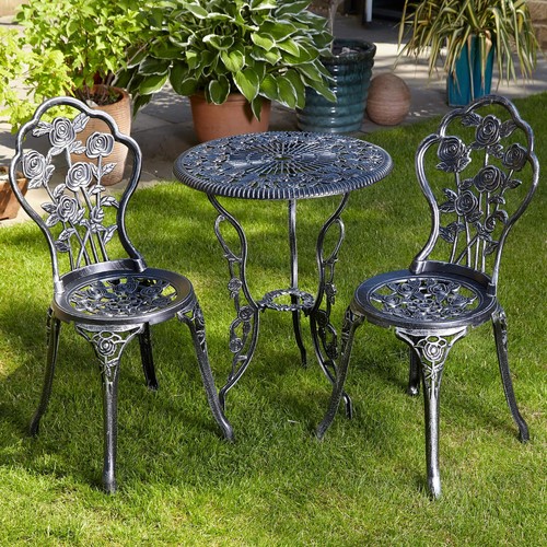 Grey bistro set garden - set,