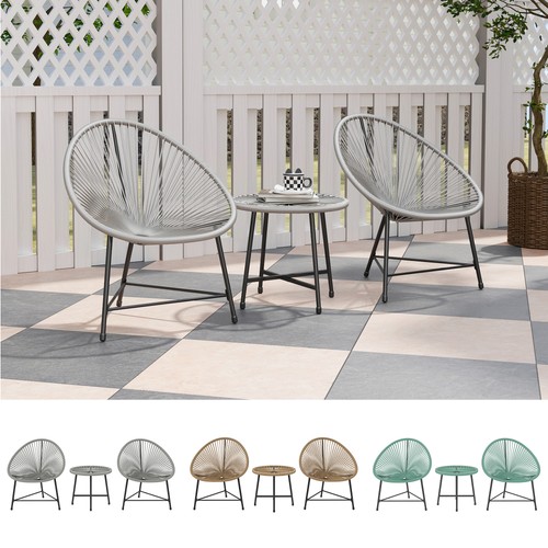 Garden bistro set rattan - garden, set,