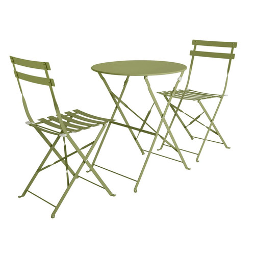 Metal garden bistro set - garden,