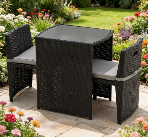 3pc rattan bistro - 3pc,
