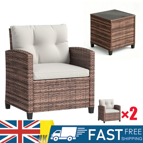 Pieces rattan bistro set - 3,