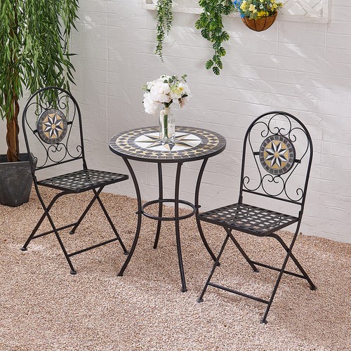 Mosaic bistro set - set, and