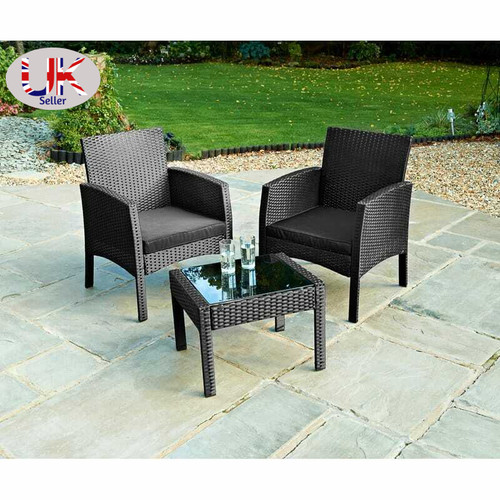 Rattan armchair bistro set - armchair, 2