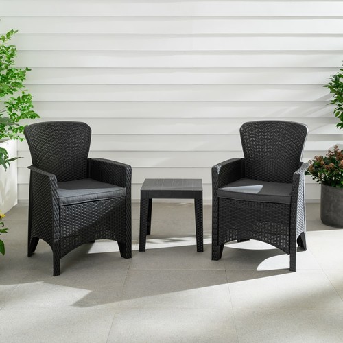 Canterbury black rattan effect - canterbury,