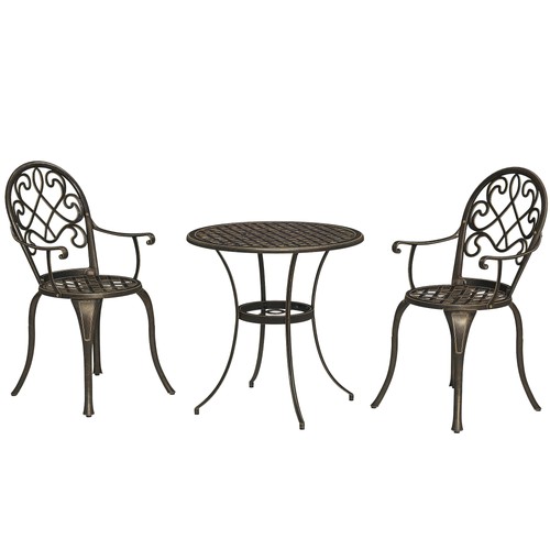 Outsunny 3pcs bistro set - outsunny,